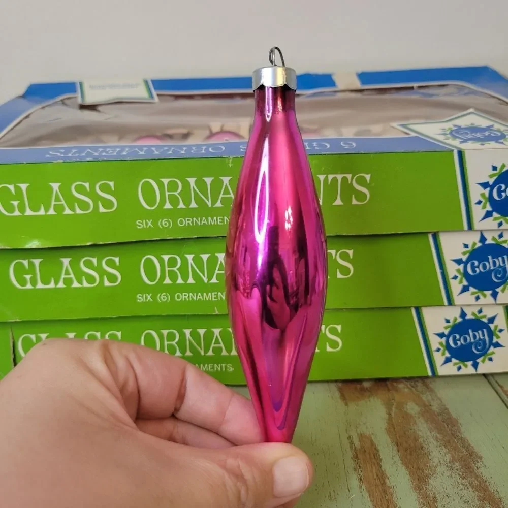 Coby Glass Ornaments Vintage Pink Glass Ornaments (Set Of 17)